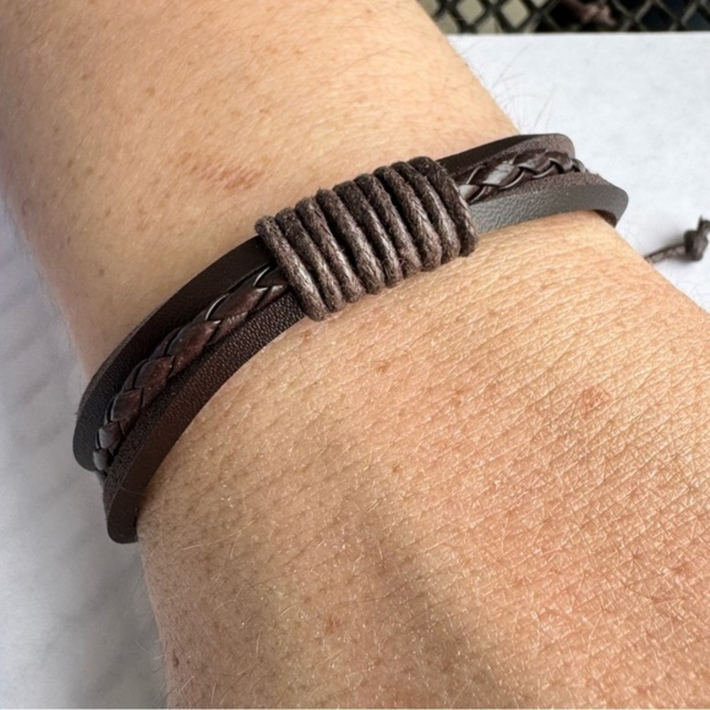 Brown Braided Bracelet